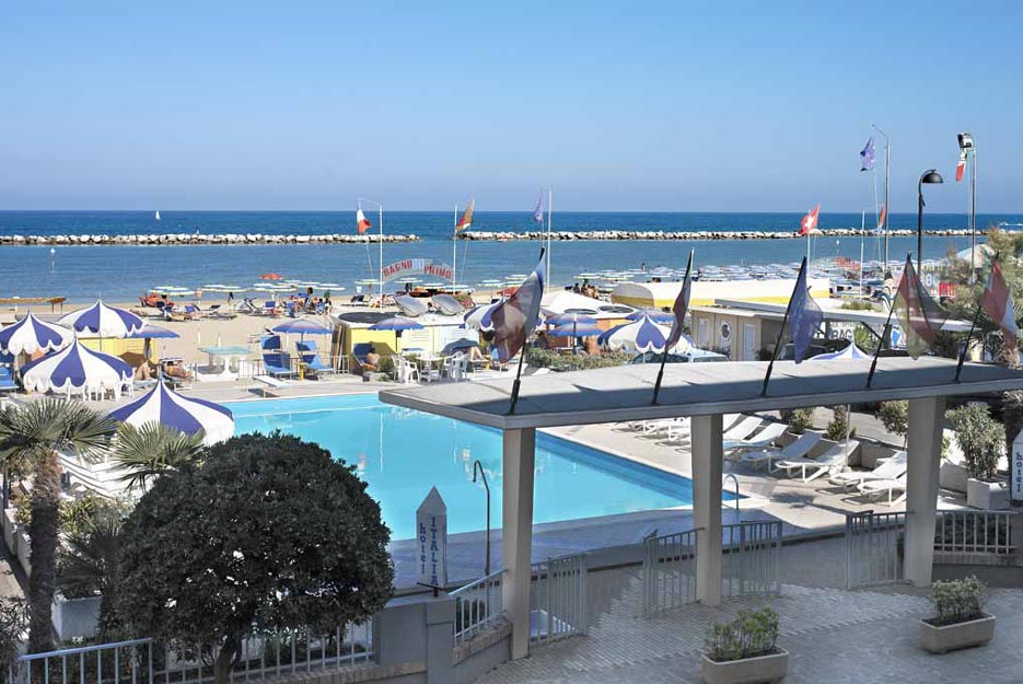 Hotel Italia Vicino Alla Fiera Di Rimini Hotel Fronte Mare